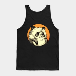 Grumpy panda Tank Top